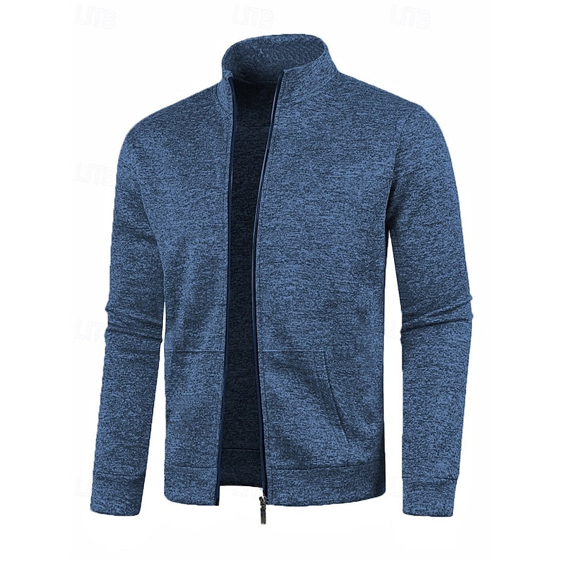 Caleb | Full Zip Standing Collar Jacket