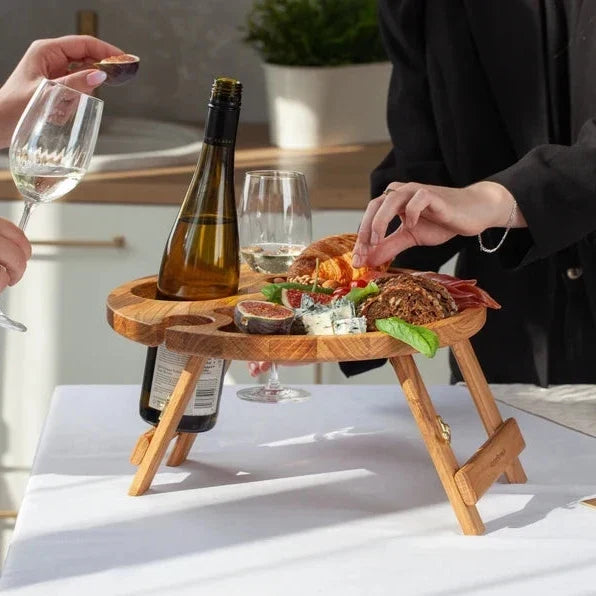 Nordic Sommelier Portable Wooden Table
