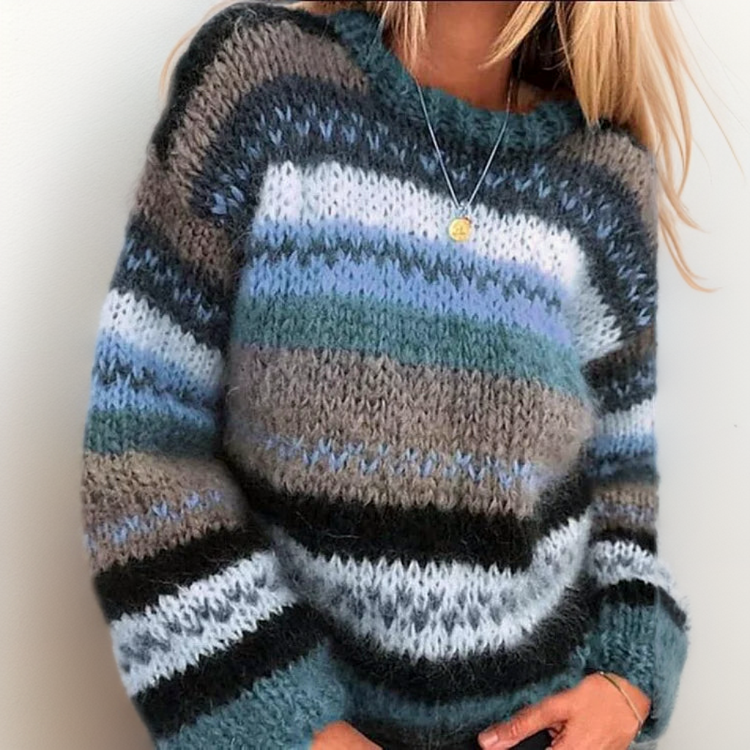 Teresa | Cozy, Colorful Jacquard Sweater