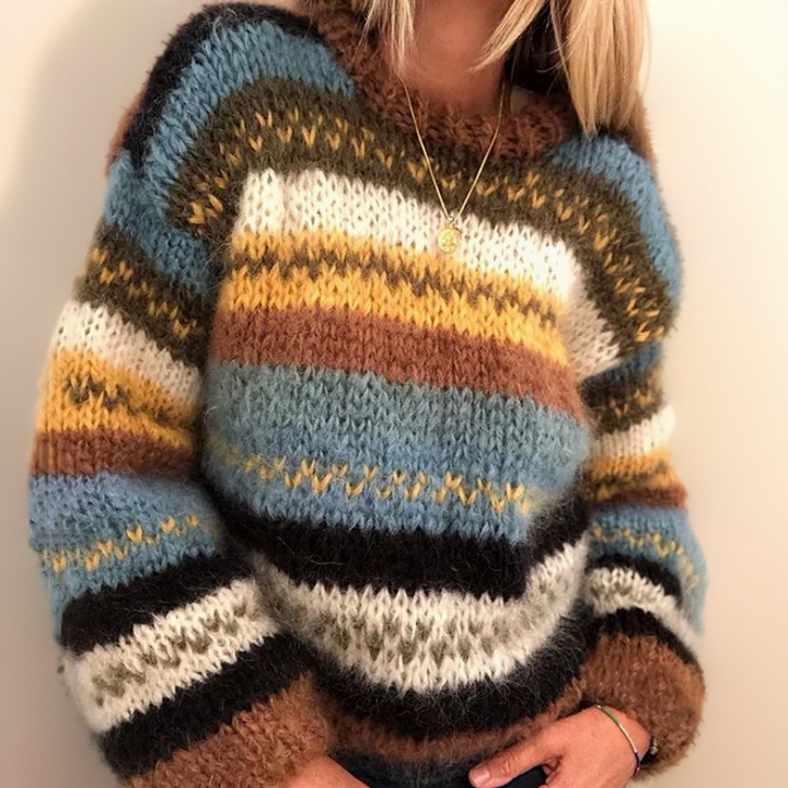 Teresa | Cozy, Colorful Jacquard Sweater