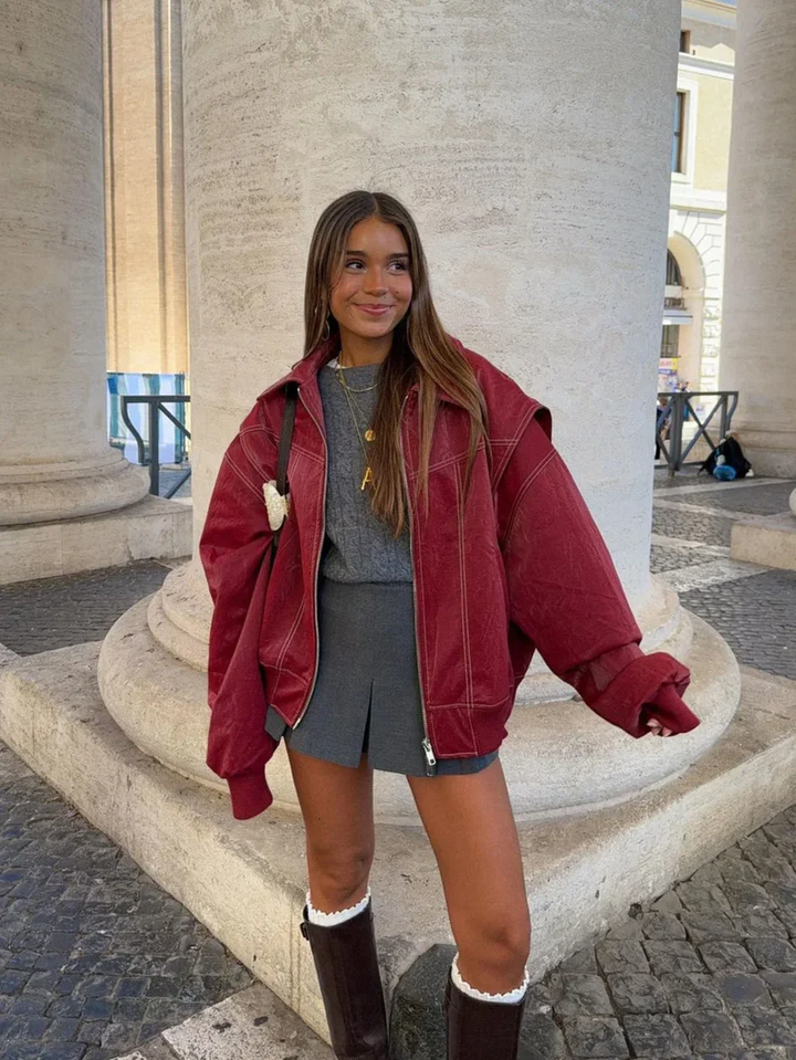 Oversized Contrast Jacket - Limited Sale