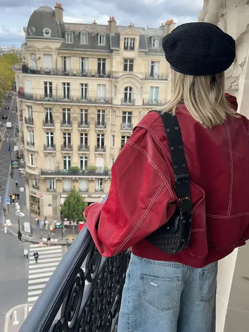 Oversized Contrast Jacket - Limited Sale