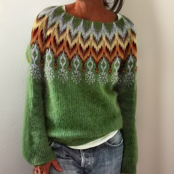 Benti | Geometric Sweater