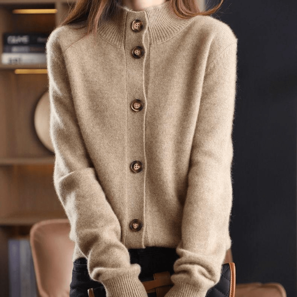 Anita - Cashmere Knitted Cardigan