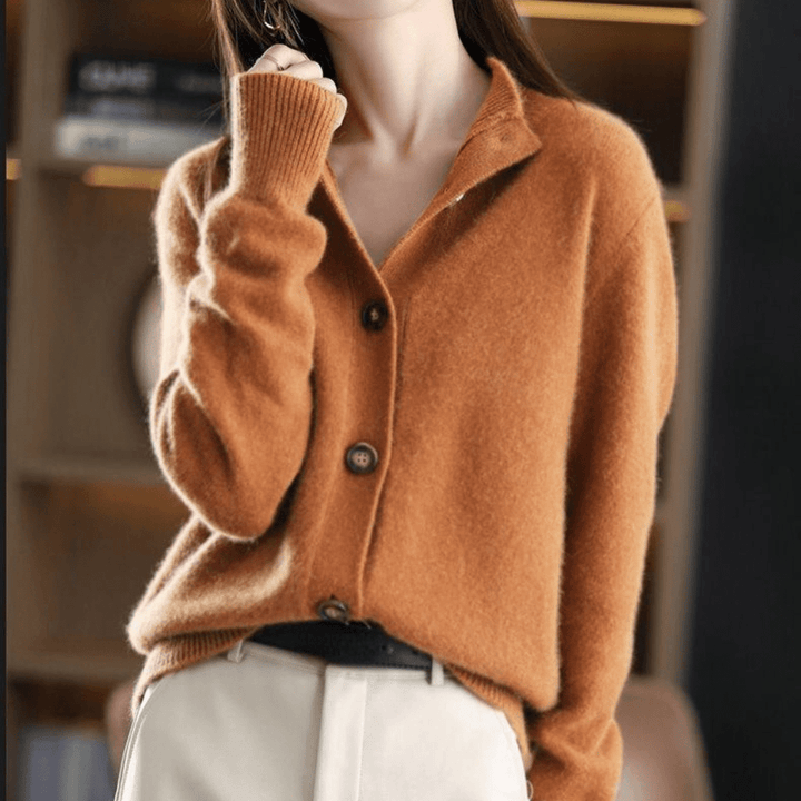 Anita - Cashmere Knitted Cardigan