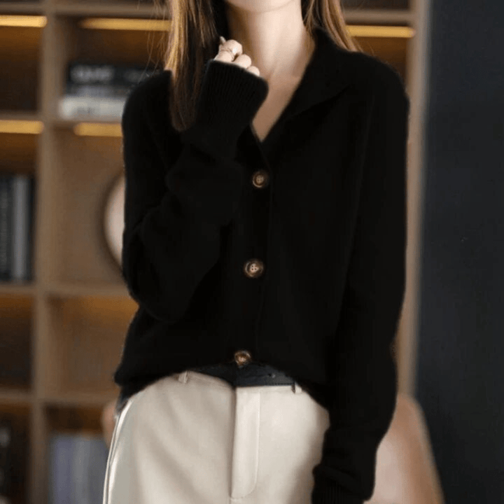 Anny - Luxurious Cashmere Knitted Cardigan