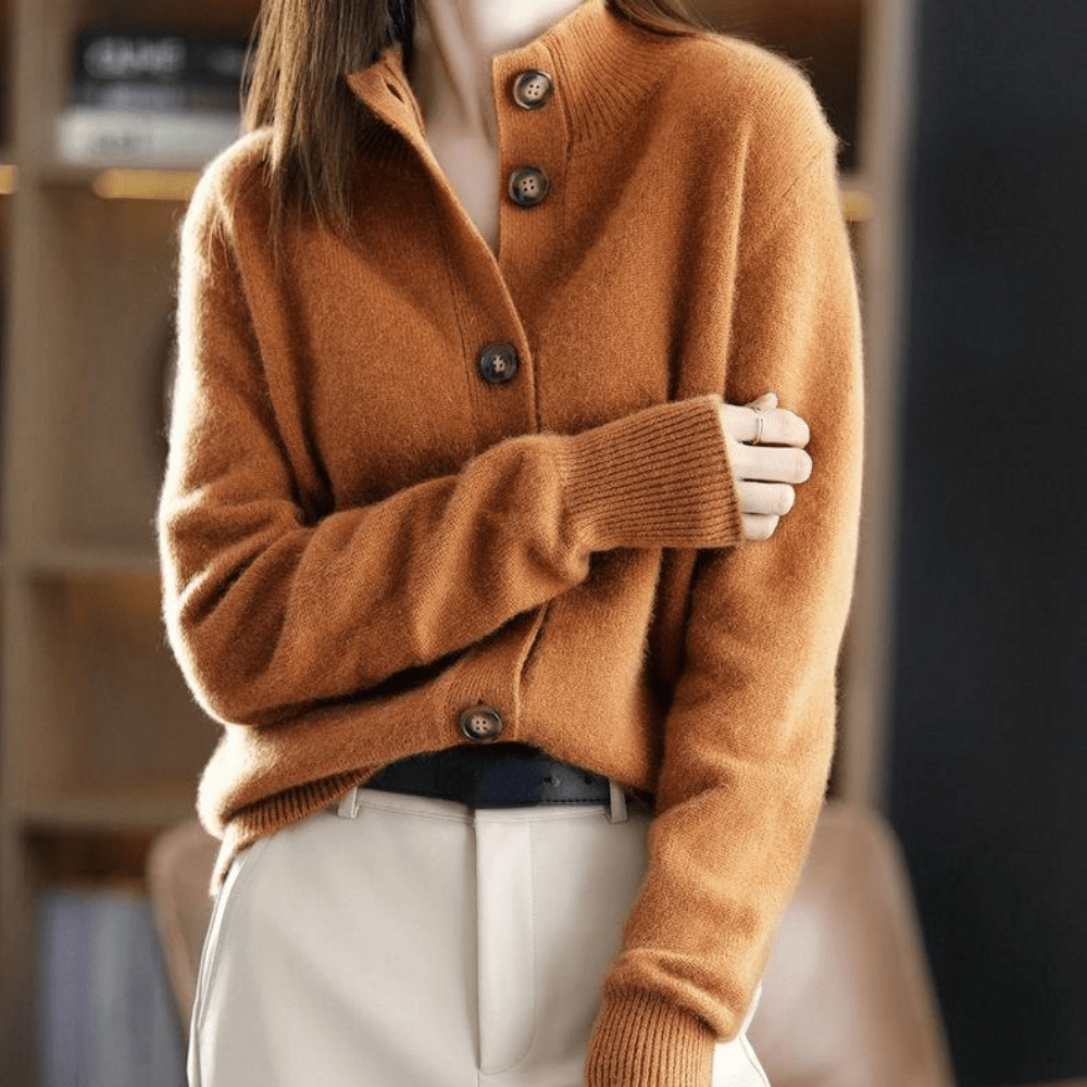 Anny - Luxurious Cashmere Knitted Cardigan