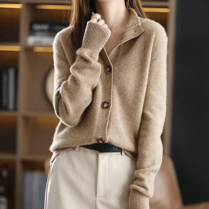 Anita - Cashmere Knitted Cardigan