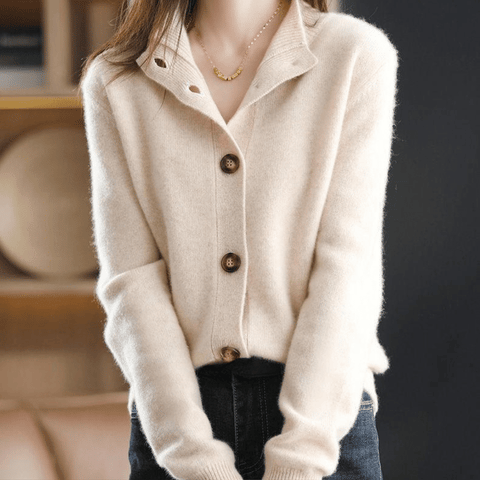 Anny - Luxurious Cashmere Knitted Cardigan