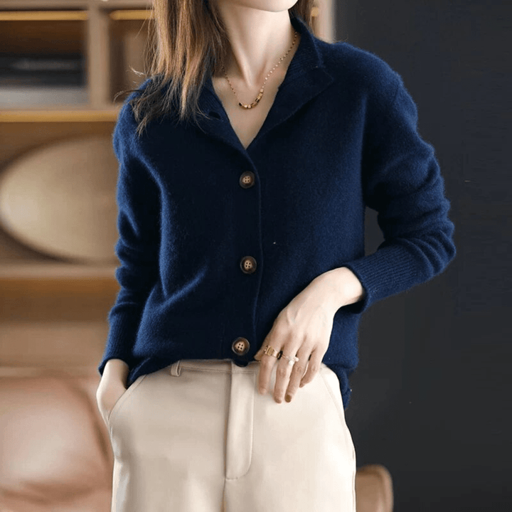 Anny - Luxurious Cashmere Knitted Cardigan