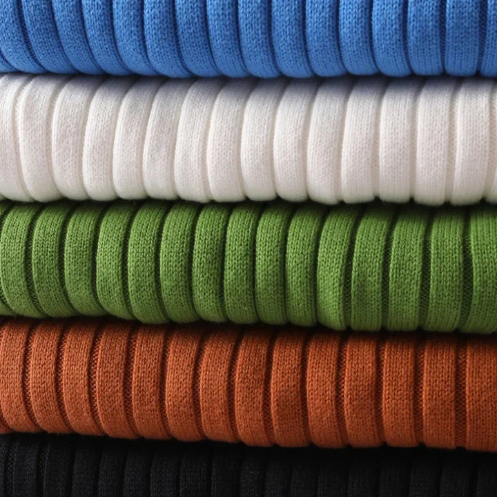 Ribbed Turtleneck Sweater