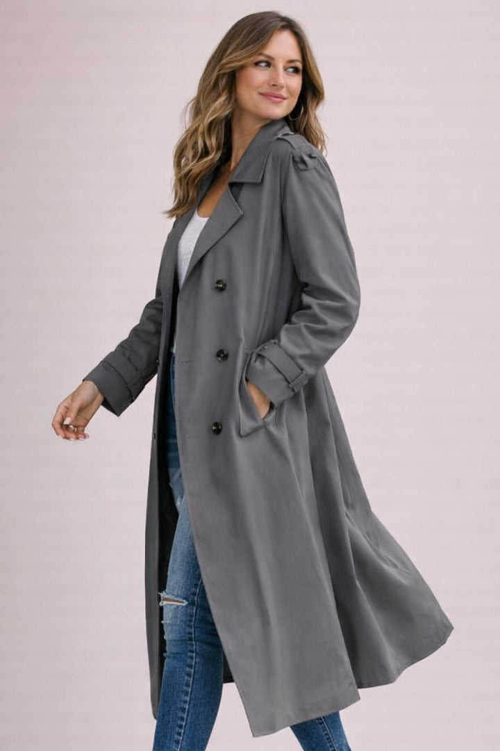 Irem | Layered Belt Trench Coat