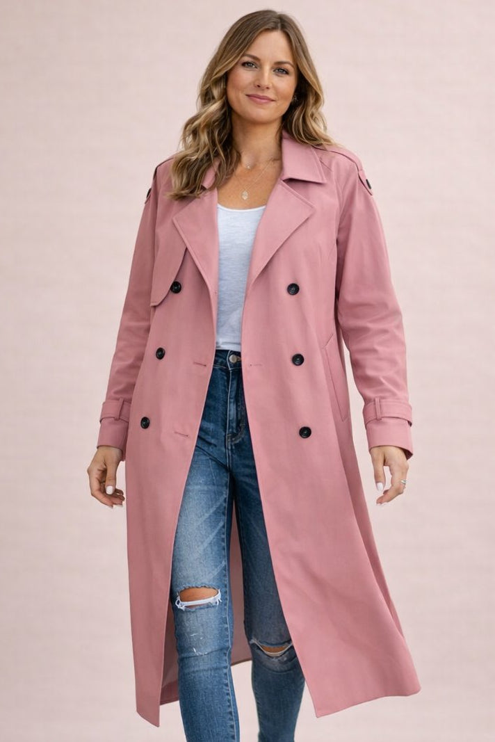 Irem | Layered Belt Trench Coat