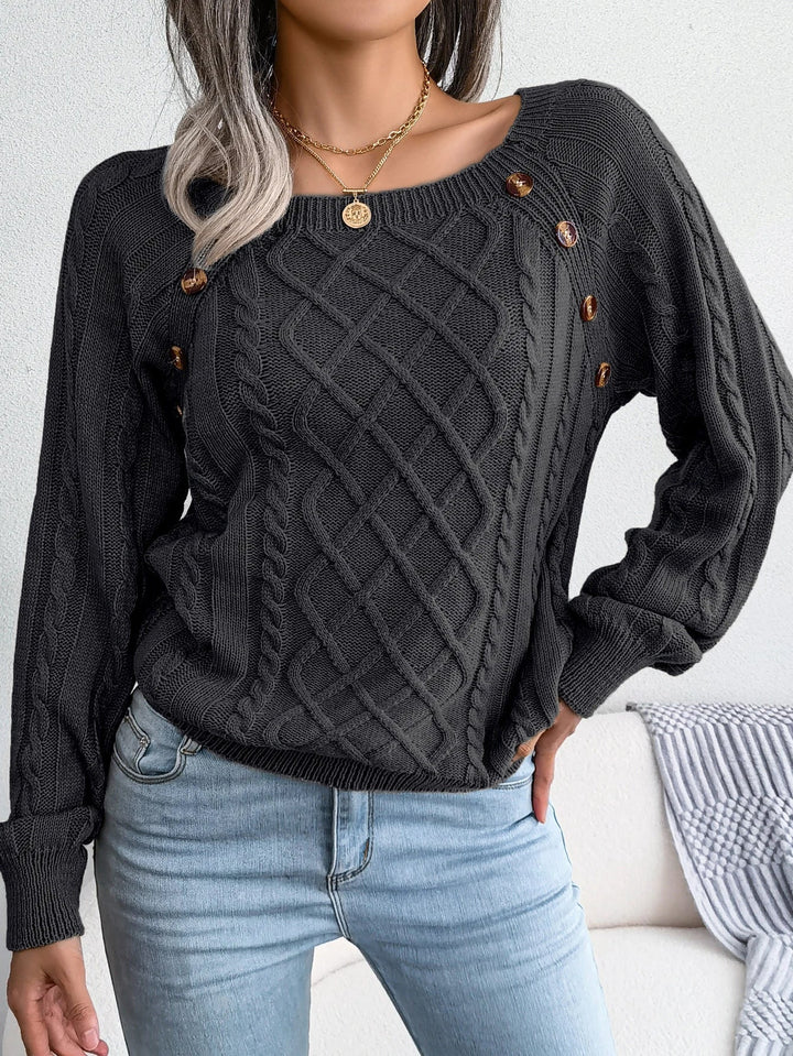 Iskra | Refined Cable Knit Sweater