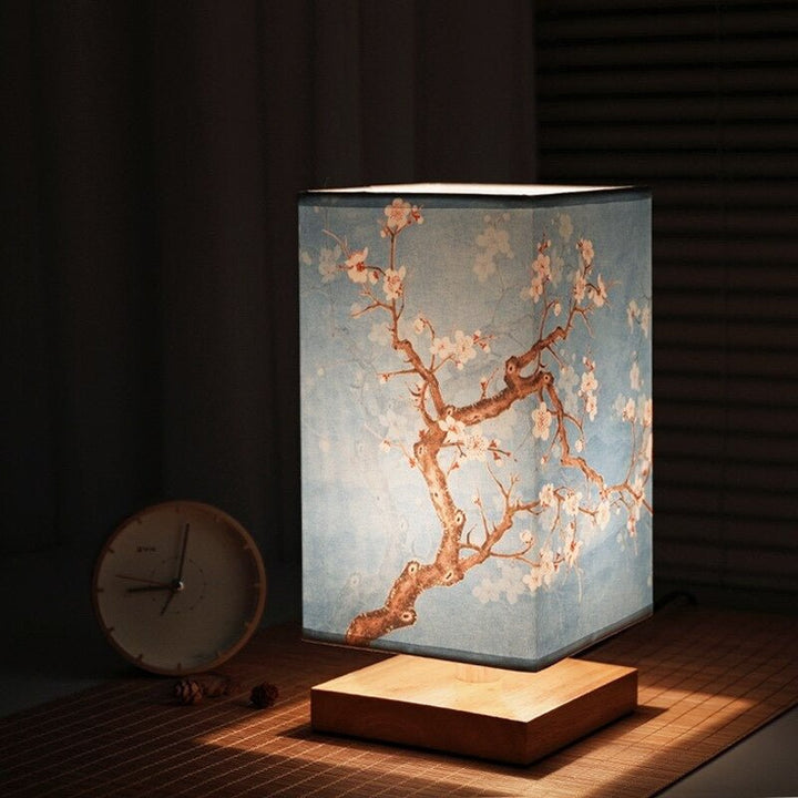 Cecilia | Table Lamp with Floral Shade and Base