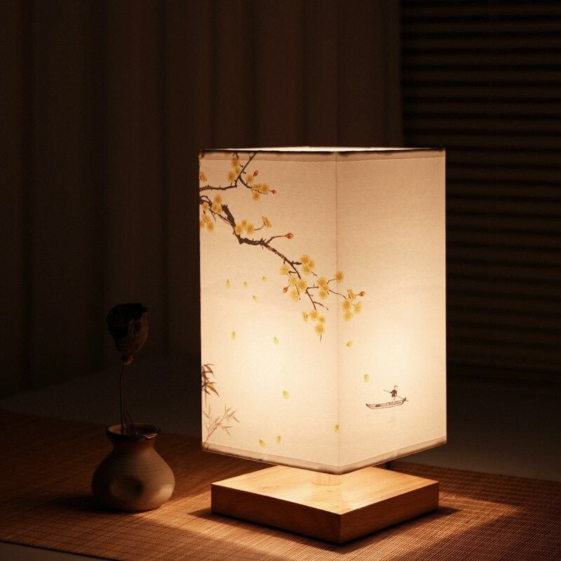 Cecilia | Table Lamp with Floral Shade and Base