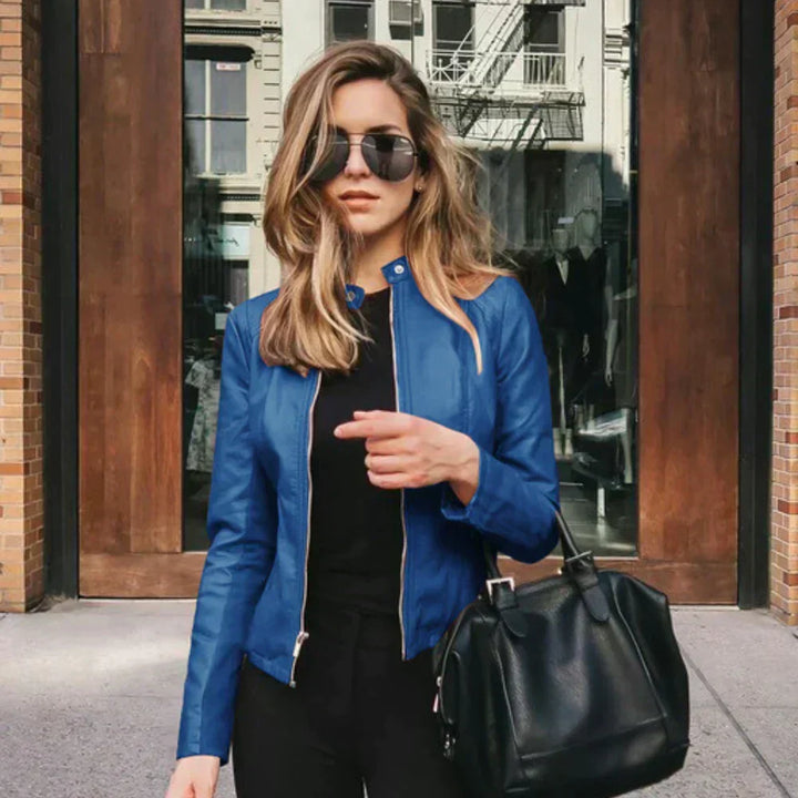 Sophia - Italian Leather Jacket
