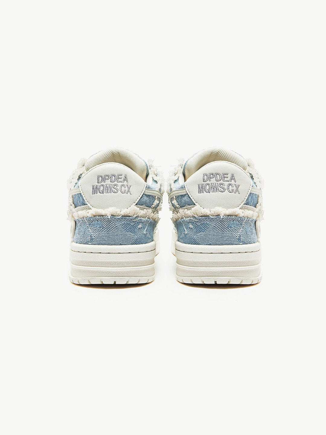 Ladies Vintage Denim Platform Sneakers