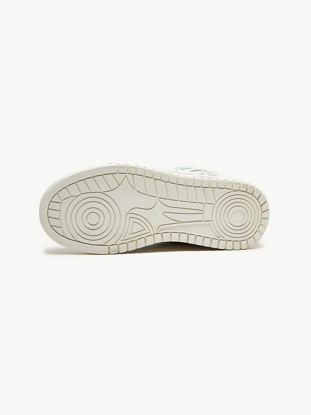 Ladies Vintage Denim Platform Sneakers