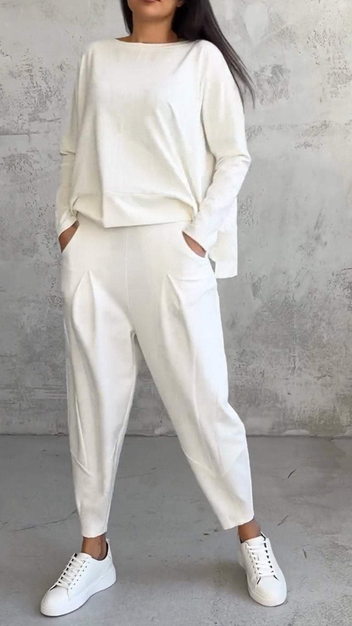 Rosalie | Lounge Set with Long Sleeve Top and Trousers