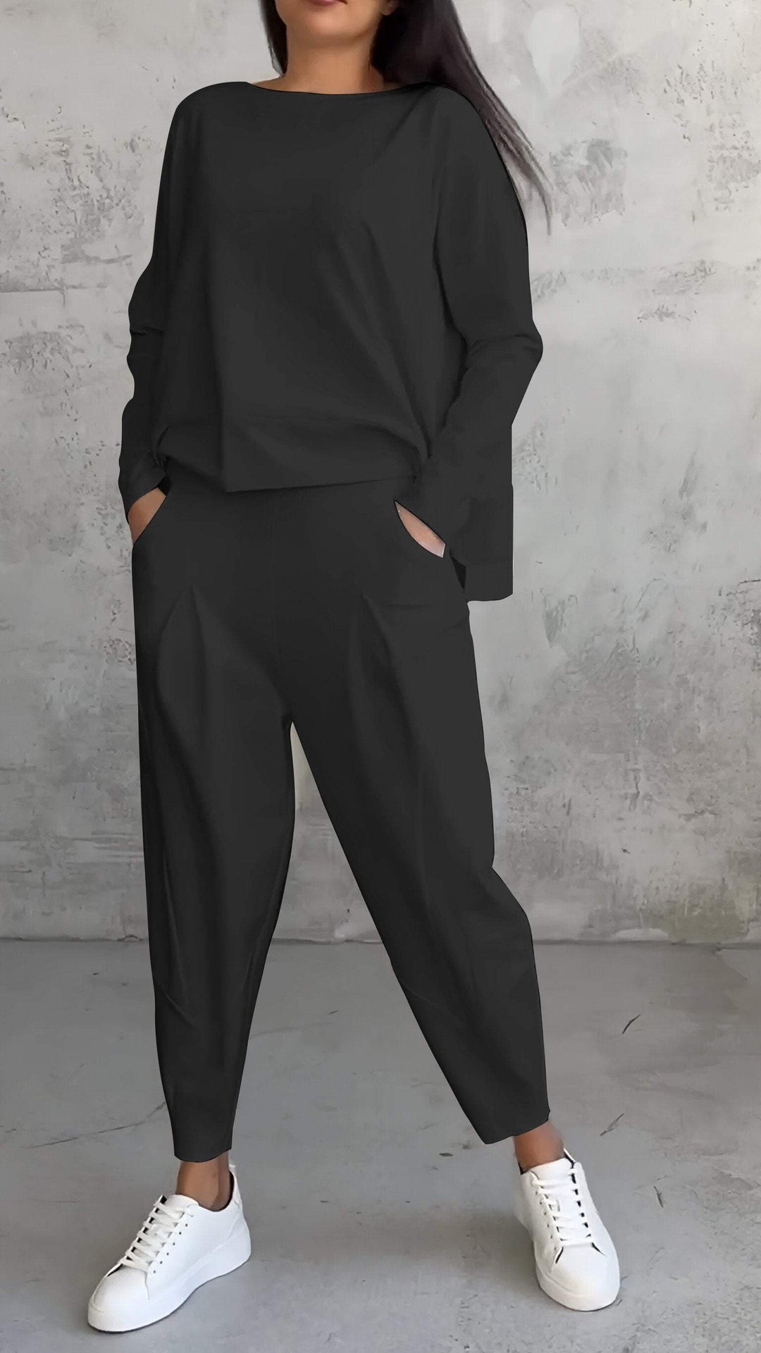 Rosalie | Lounge Set with Long Sleeve Top and Trousers
