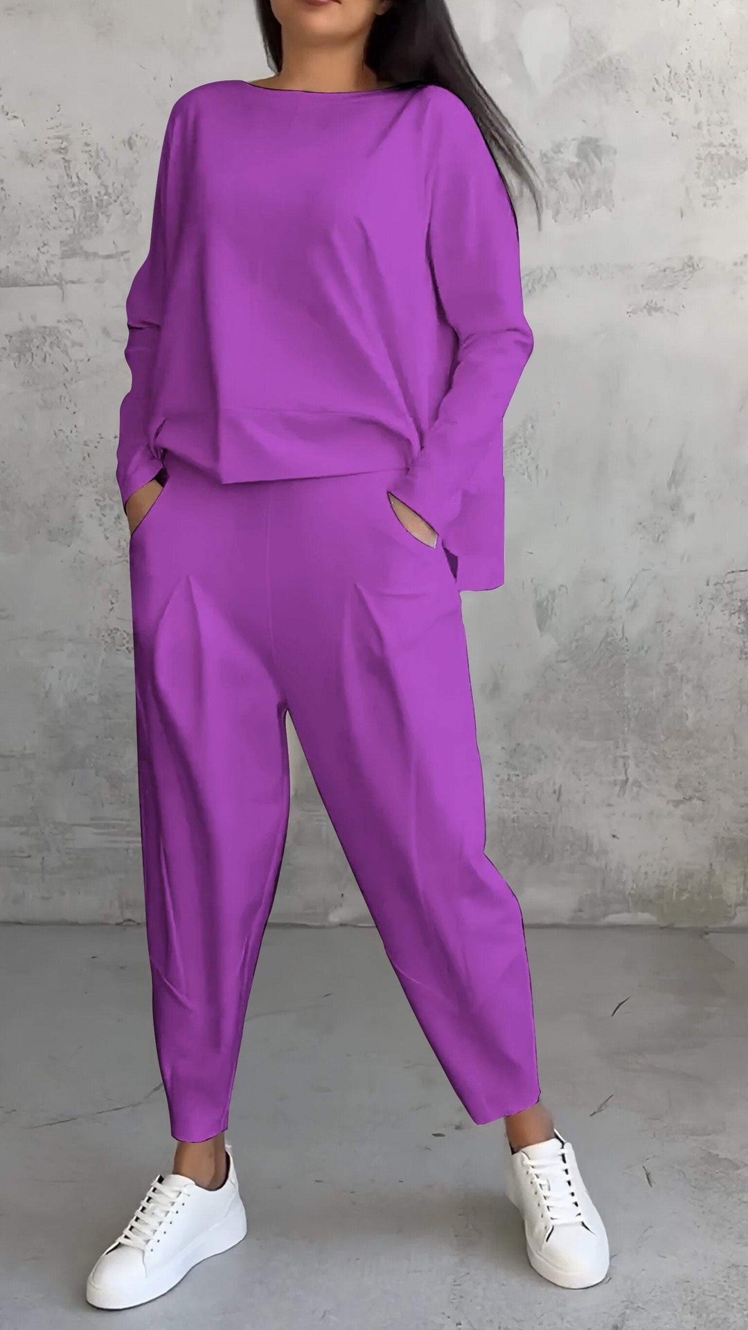 Rosalie | Lounge Set with Long Sleeve Top and Trousers
