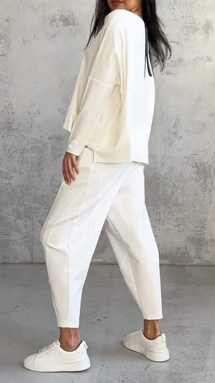 Rosalie | Lounge Set with Long Sleeve Top and Trousers