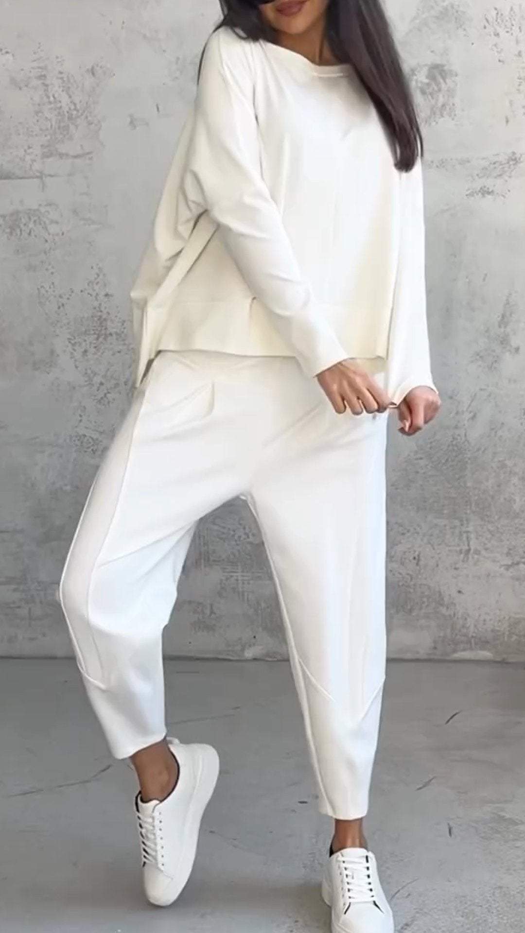 Rosalie | Lounge Set with Long Sleeve Top and Trousers