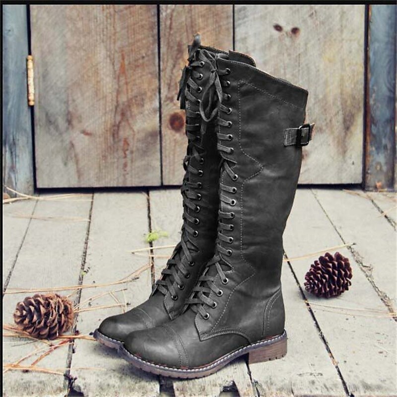 Matilda | High Lace-Up Riding Boots