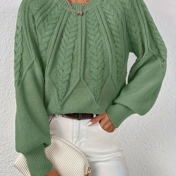 Katarina | Ribbed Short Poised Sweater