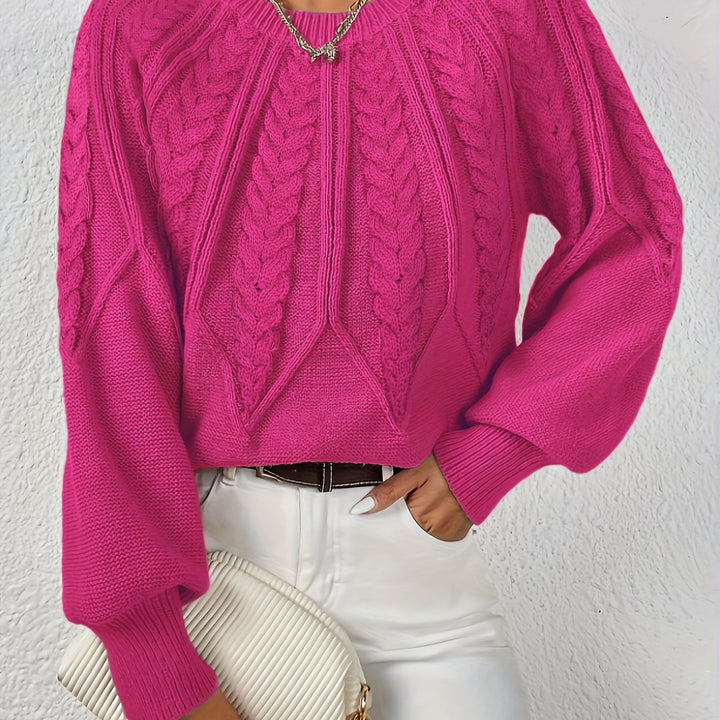 Katarina | Ribbed Short Poised Sweater