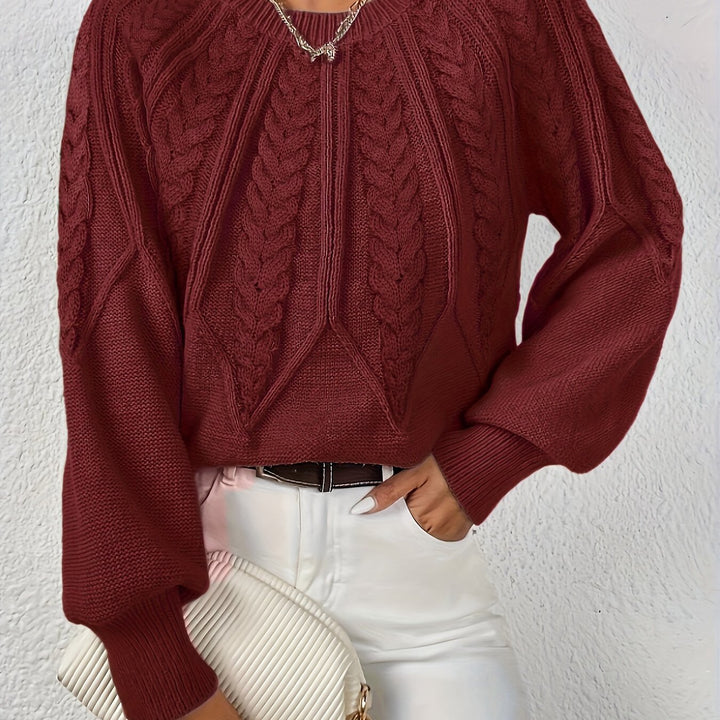 Katarina | Ribbed Short Poised Sweater