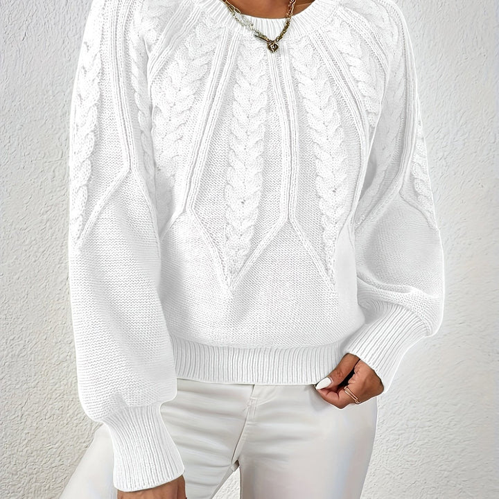 Katarina | Ribbed Short Poised Sweater