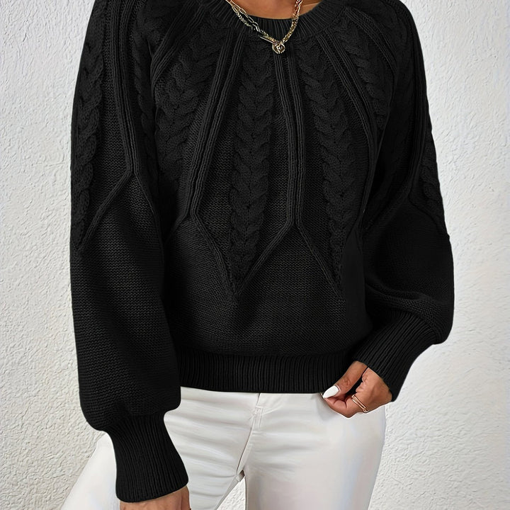 Katarina | Ribbed Short Poised Sweater