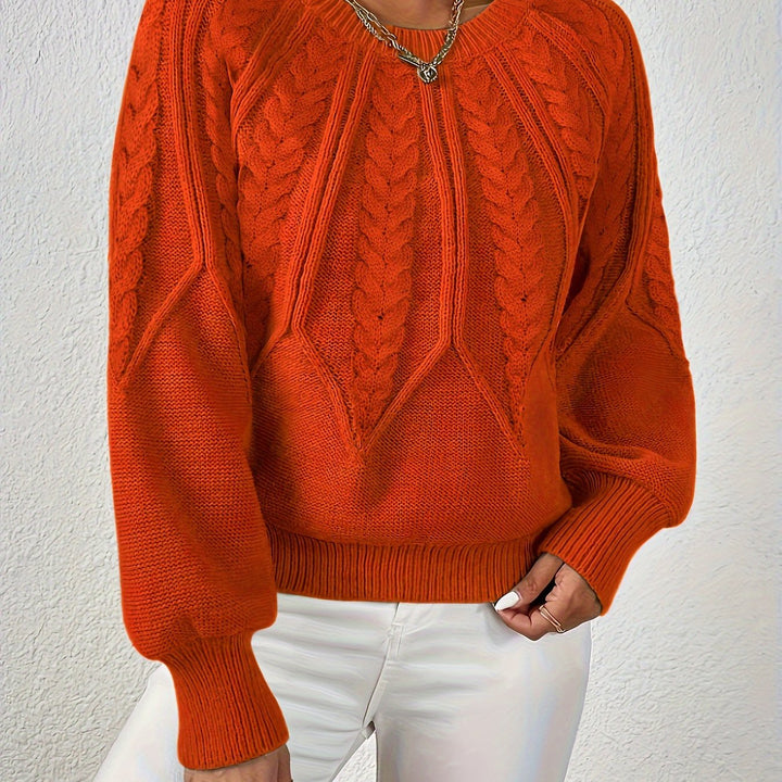 Katarina | Ribbed Short Poised Sweater