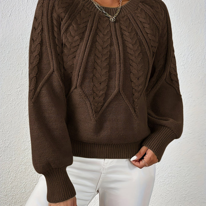 Katarina | Ribbed Short Poised Sweater