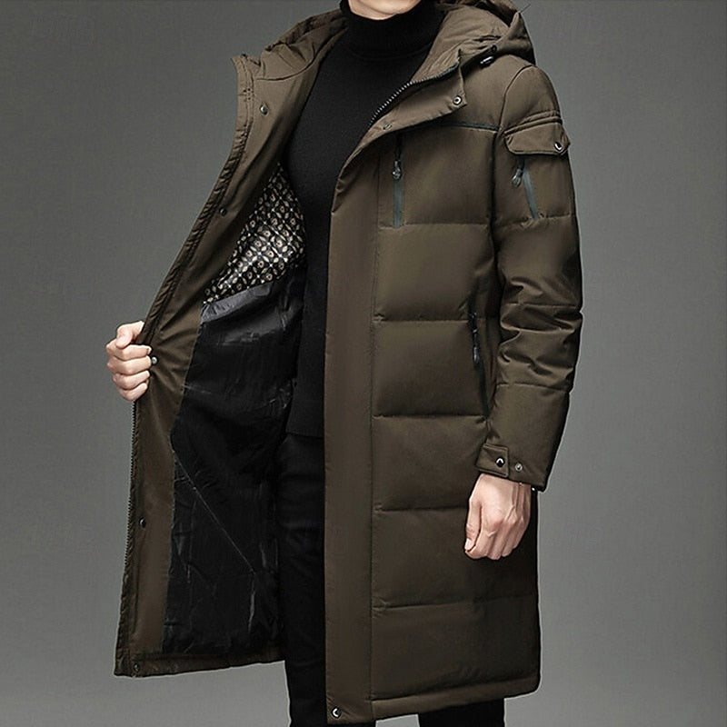 Rupert | Quilted Long Winter Coat