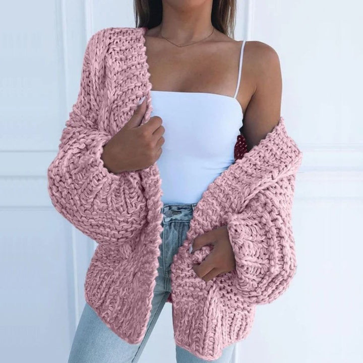 JENNY – CHUNKY KNIT OPEN CARDIGAN