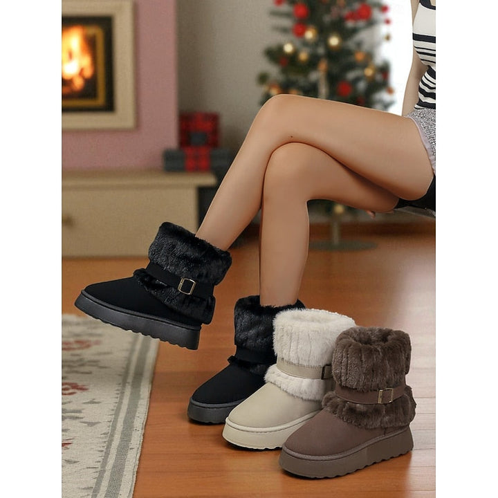 Cecily | Cozy Snow Boots with Fur Trim