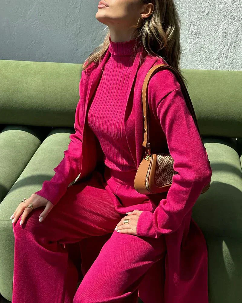 Violet | Three-Piece Set with Versatile Style and Coordinated Design