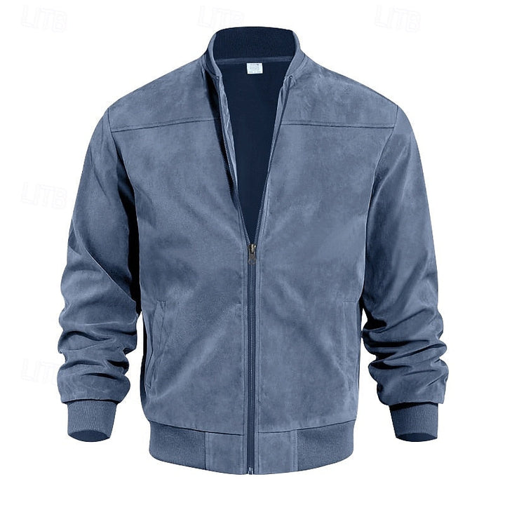Lincoln | Stand Collar Zip Jacket