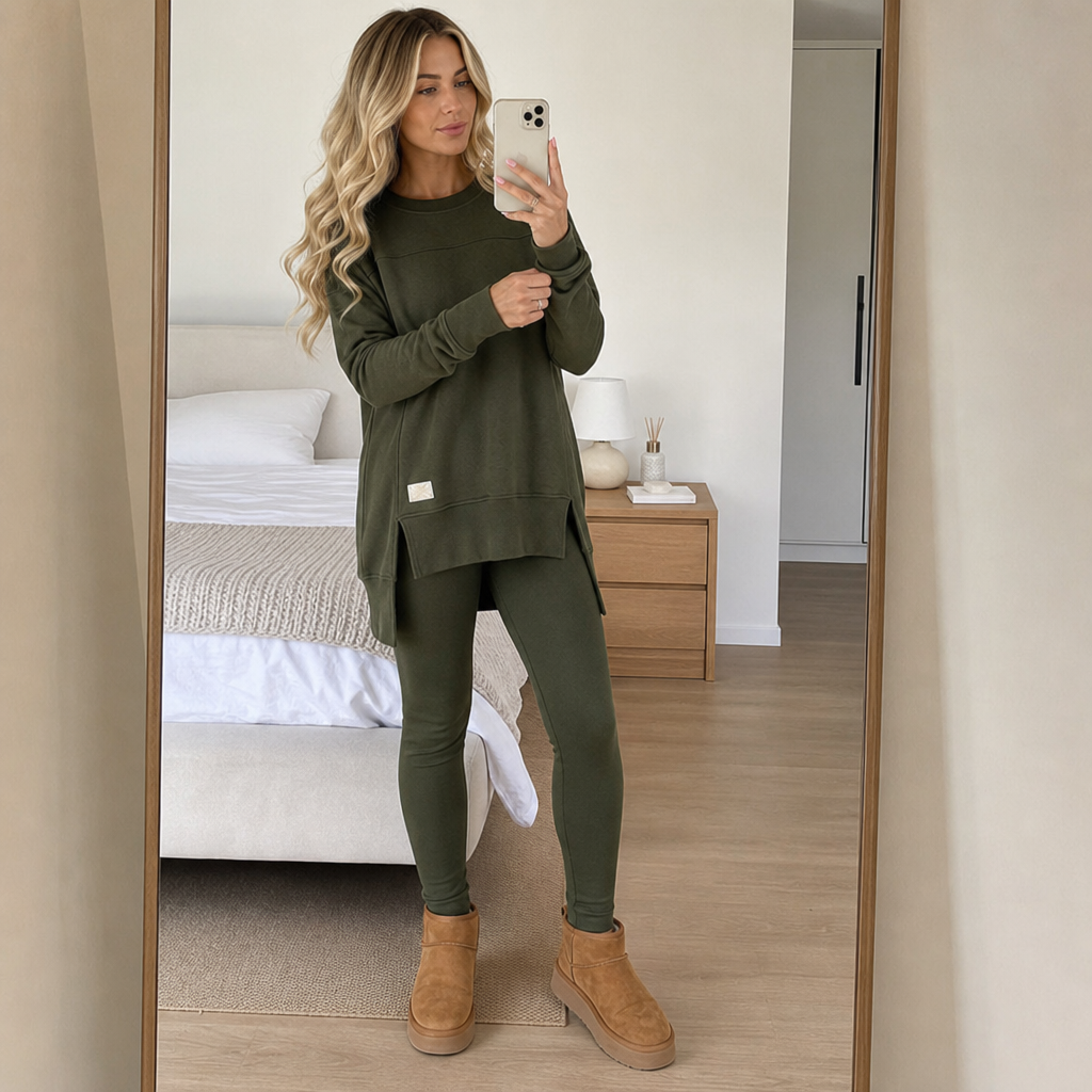 Alina | Women's Two-Piece Set with Tunic and Leggings