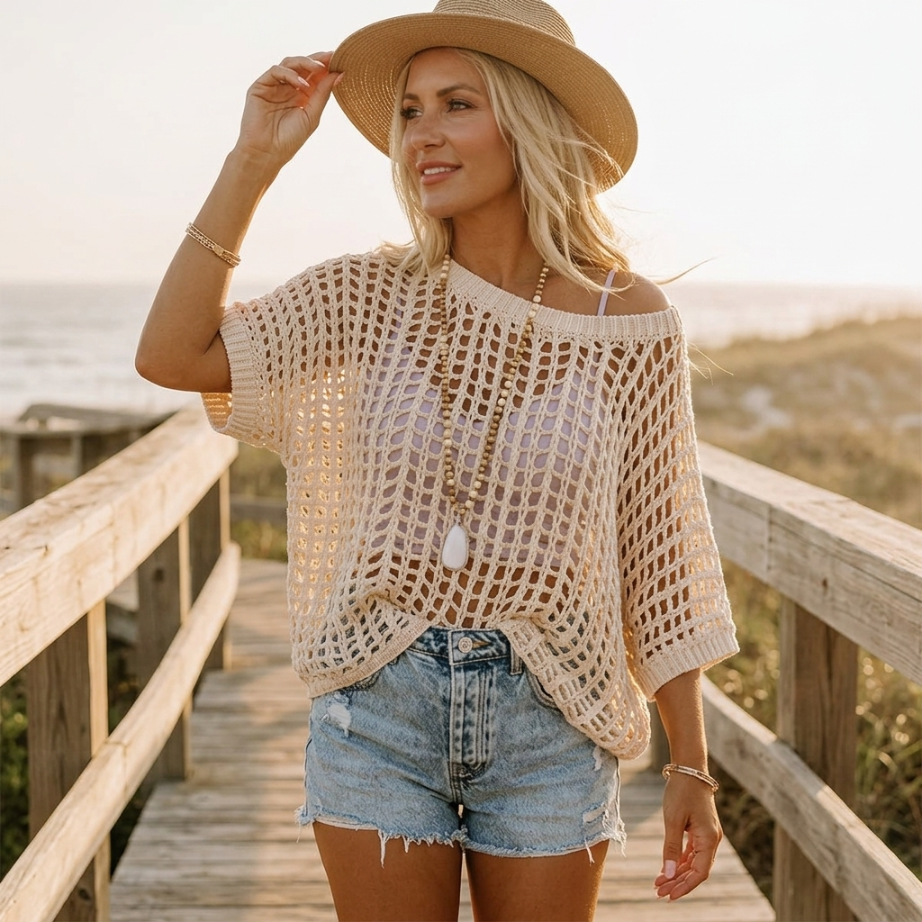 Aerela – Lightweight Open Knit Sweater