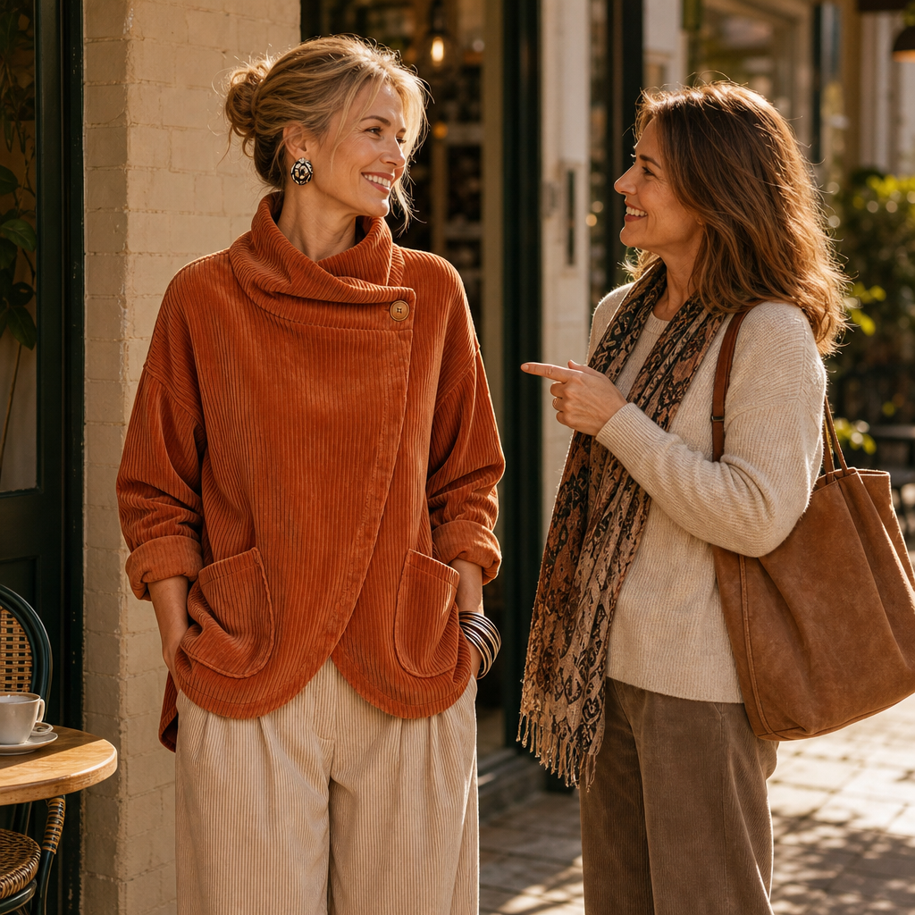 Ariana | Women's Cardigan with Cowl Neck and Pockets