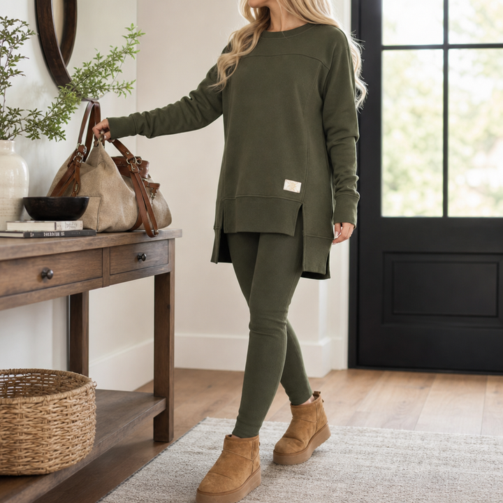 Alina | Women's Two-Piece Set with Tunic and Leggings