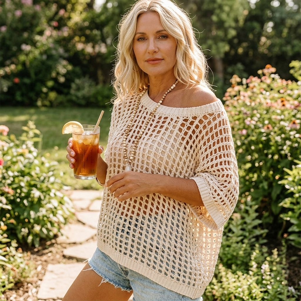 Aerela – Lightweight Open Knit Sweater