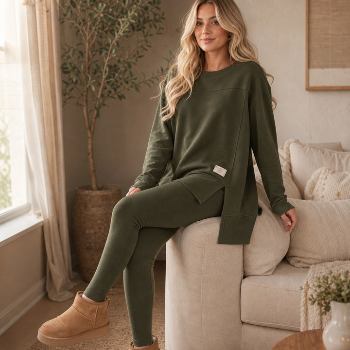 Alina | Women's Two-Piece Set with Tunic and Leggings