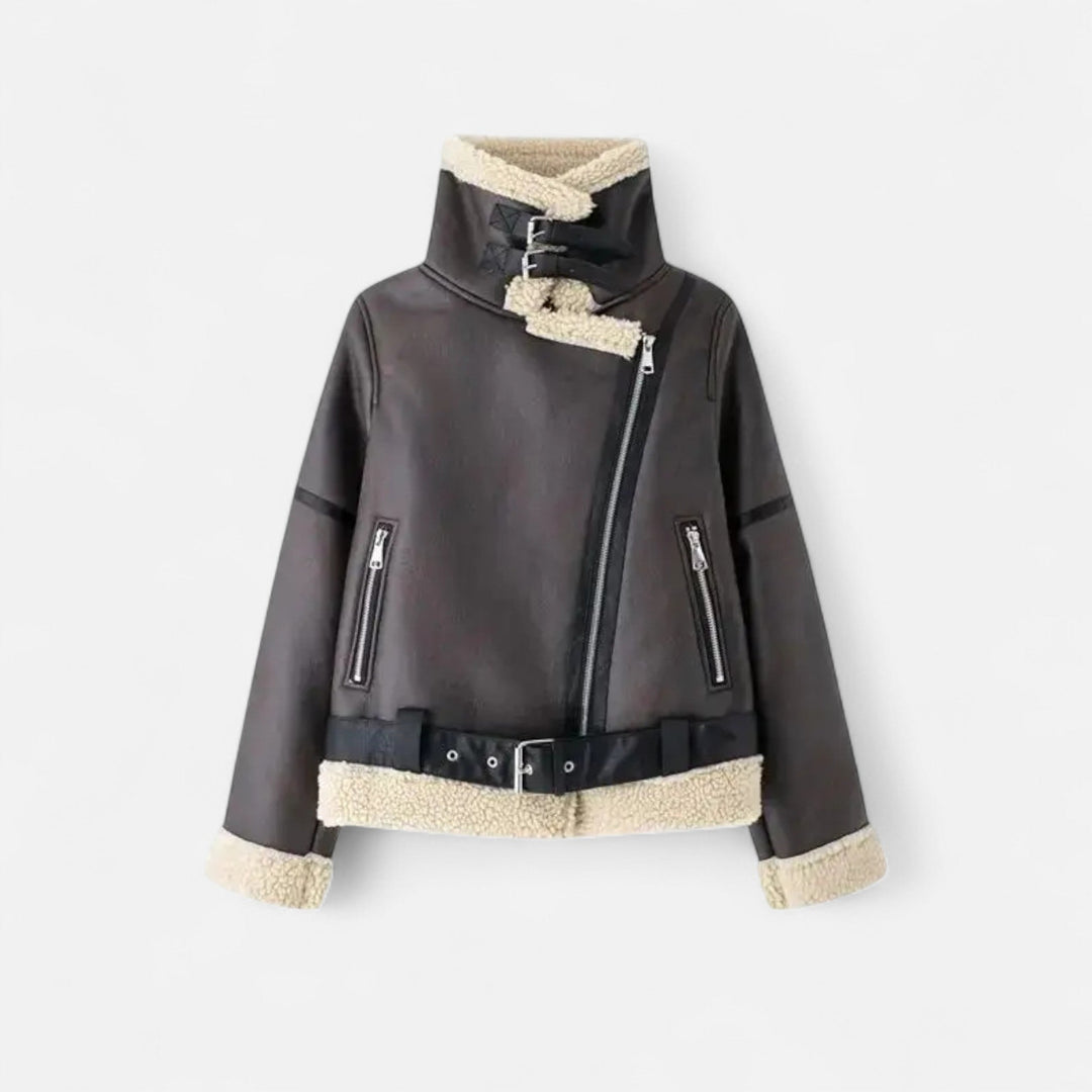 Lilla | Structured Belt Made of Decomposed Leather