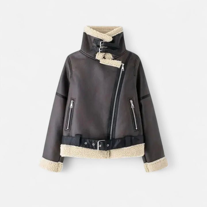 Lilla | Structured Belt Made of Decomposed Leather