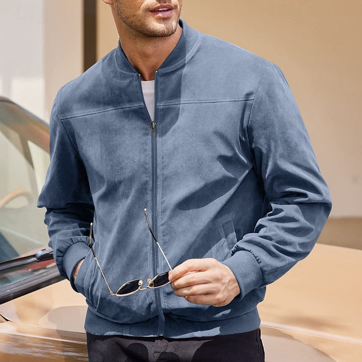 Lincoln | Stand Collar Zip Jacket